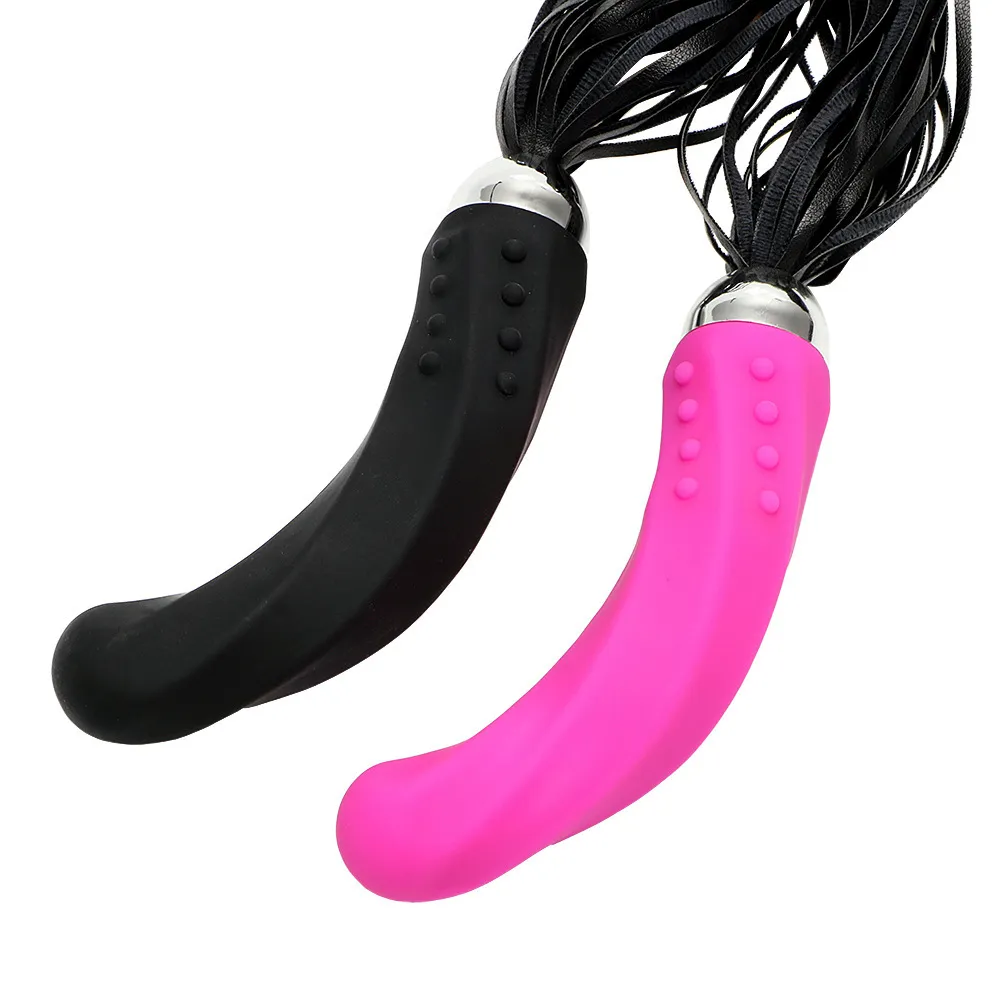 Massage gode vibrateur fouet sexe jeux pour adultes fessée vibrateurs jouets pour femme masseur Vaginal queue produits Bondage