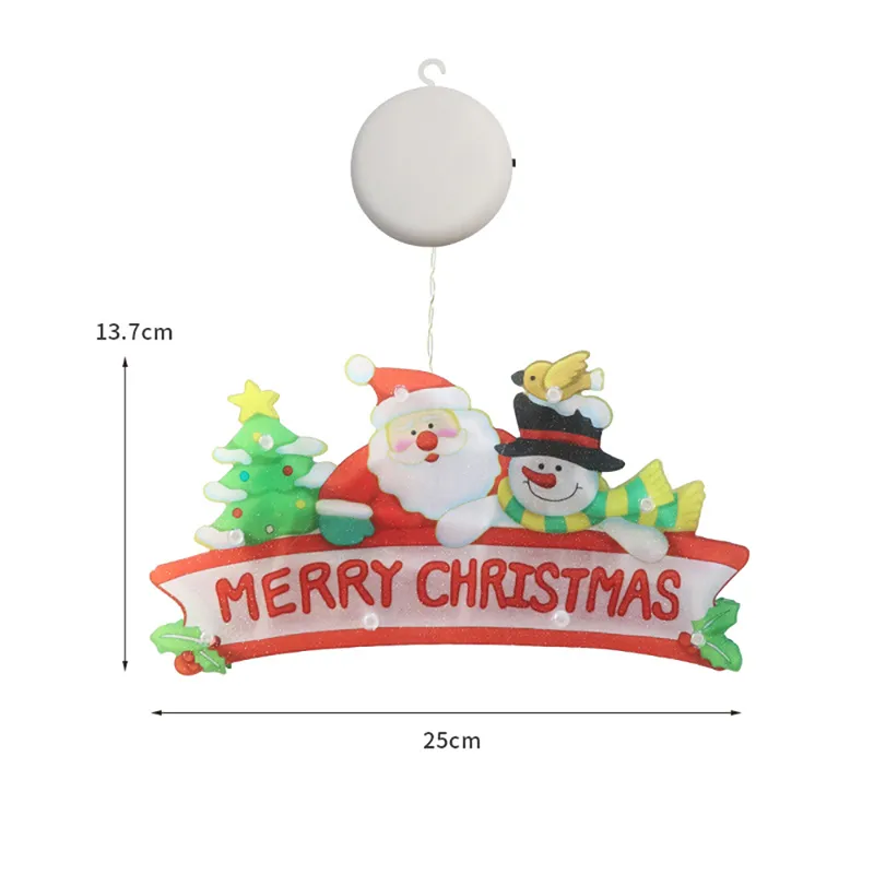 Luzes de corda de natal led decorativo novidade pendurado luz 3d para janelas interiores porta parede quarto caminho pátio decorações3074543