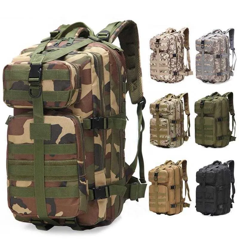 2021 nouveaux sacs à dos militaires en plein air armée sacs militaire sac à dos tactique étanche Camping randonnée Trekking pêche chasse sacs Y0721