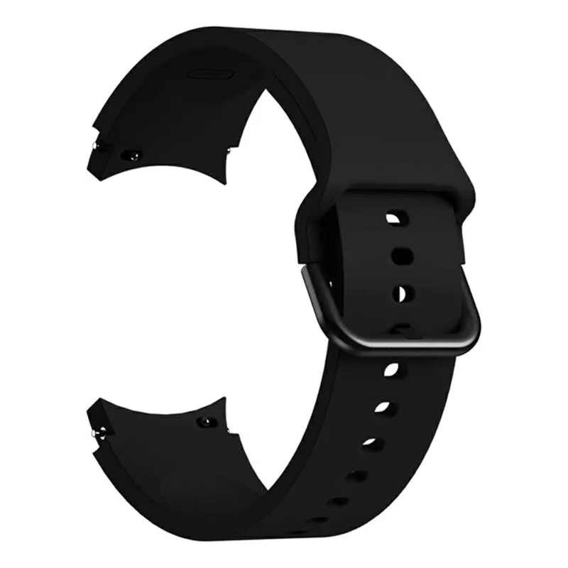Bracelets de montre bracelet en caoutchouc à extrémité incurvée pour Galaxy 4 40mm 44mm classique 42 46mm bracelet de remplacement en Silicone 218y