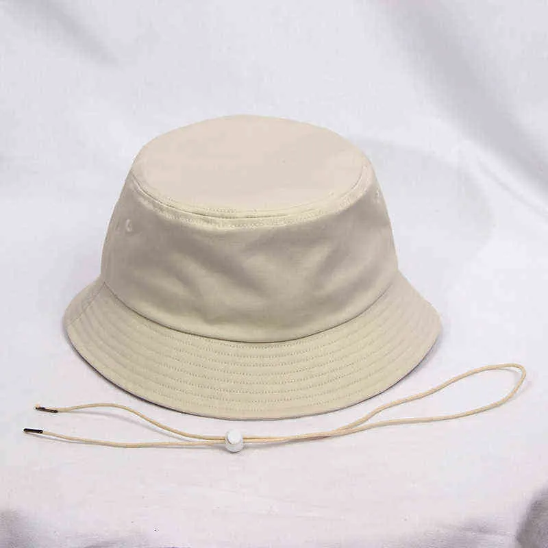 Chapeau de coton pur de grande taille Boonie Cap Femmes Big Taille Bucket Chapeau Hommes Plus Taille Fisherman Chapeaux 56cm 58cm 60cm 62cm 64cm Y220301