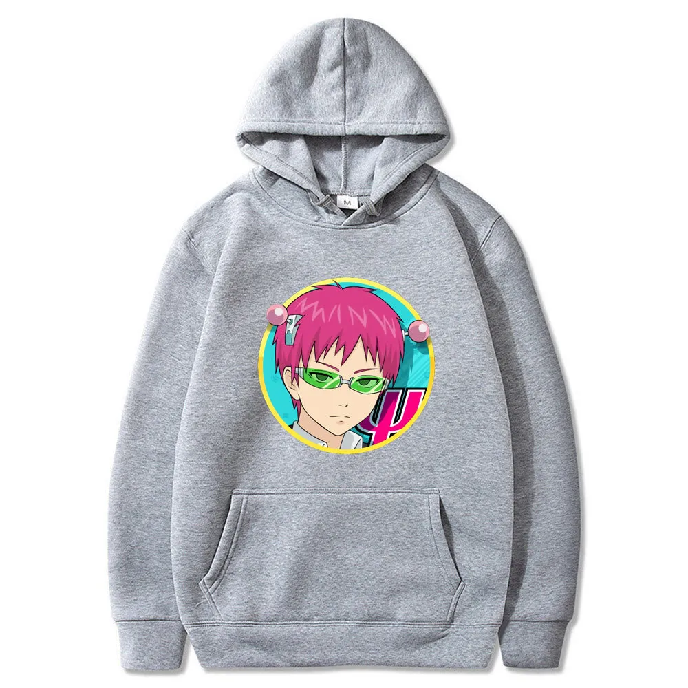 Anime Saiki K Sweat à capuche pour hommes Imprimer Femmes Casual Harajuku Automne Sweat-shirt à manches longues Veste Manteau Funny Pull Tops Y0319