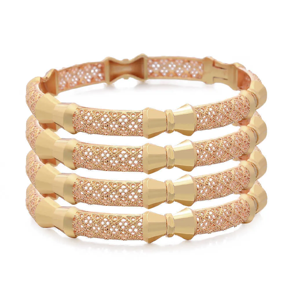 / Petit Papillon Afro Bracelets Or Couleur Bracelet pour Femmes Dubaï Mariée Mariage Bracelet Africain Arabe Bijoux Moyen-Orient Q0717