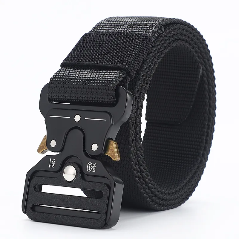 Tactical Belts Men's and Women's Canvas Nylon Belt Outdoor Multifunctional Training Camouflage Trouser Belt