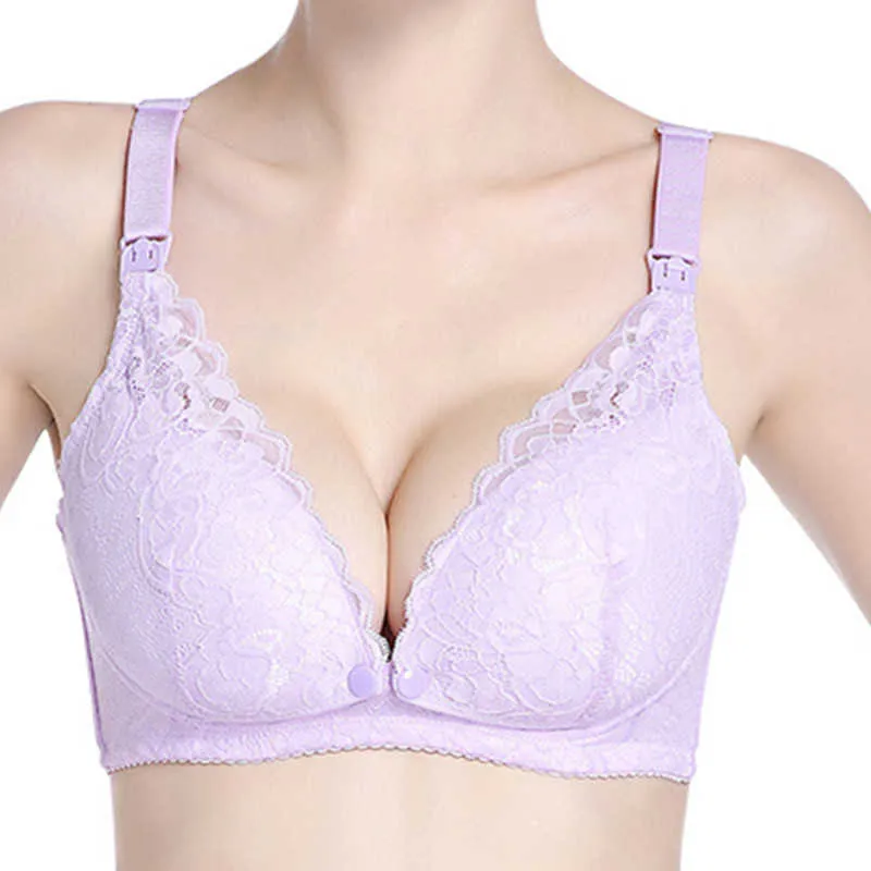 Nouveau coton respirant maternité soutien-gorge d'allaitement grossesse allaitement sous-vêtements bralette ajusté soutien-gorge sous-vêtements pour femmes Y0925