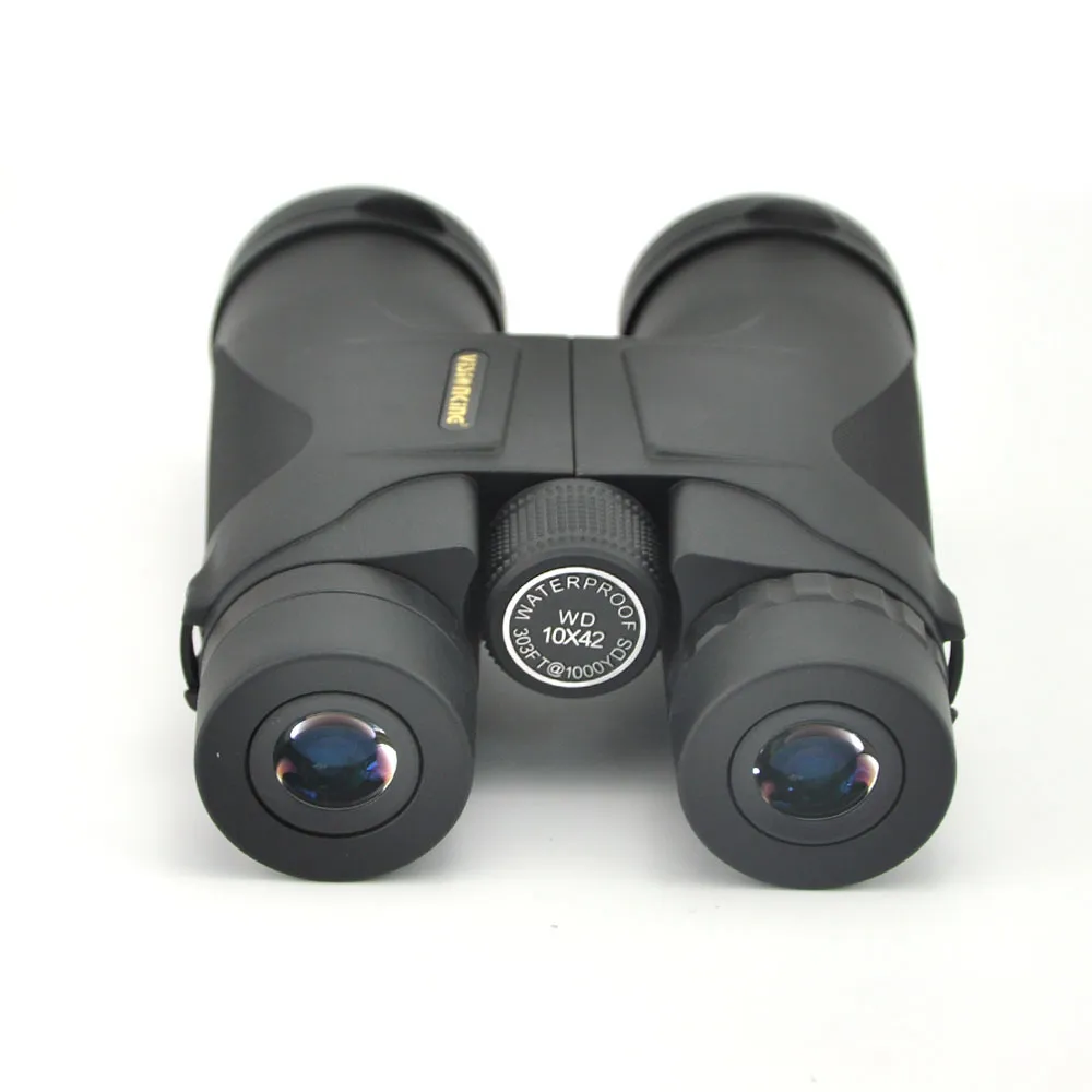 Visionking High Quality 10x42 Hunting Waterproof Telescope Green and Black Prismaticos De Caza Binoculars