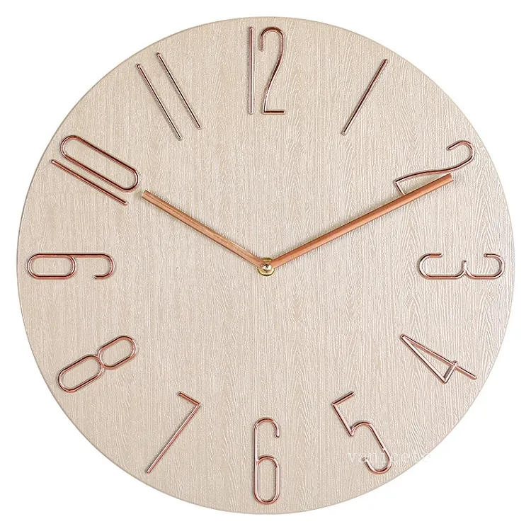 Ménage nordique Horloges murales salon moderne personnalité simple mode créative chambre silencieux décoration intérieure horloge T2I52737