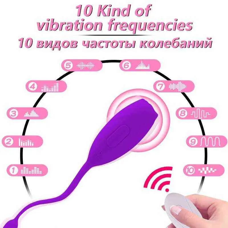 NXY Eggs 10 Speeds Jump Vibrator Vibrating Couples Wireless Remote Anal Clitoris Stimulation Sex Toys For Wome_voghion.com
