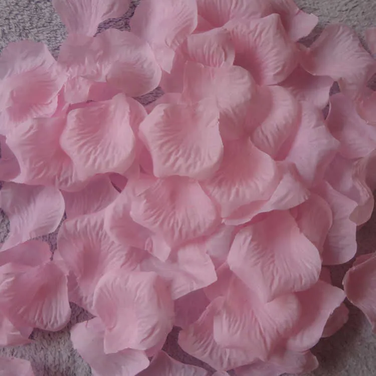 Silk Rose Flower Petals Leaves Wedding Table Decorations Wholesale Wedding Decorations Fashion Atificial Polyester Wedding supplies