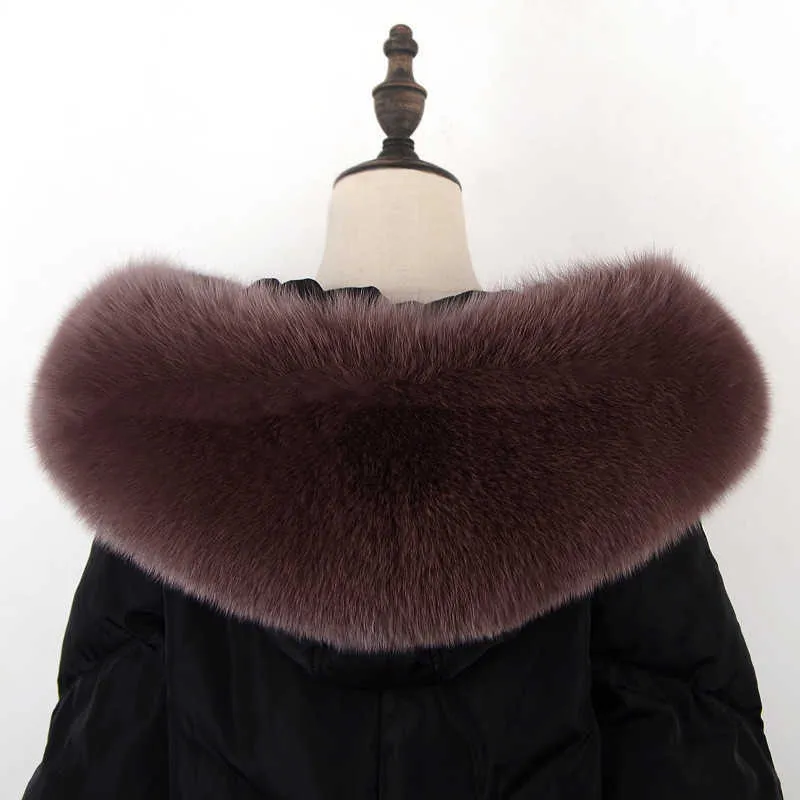 2020 Inverno Novo Real Fox Fur Stars Party para superar roupas de algodão Universal Peles Chapéu Cap Colar H0923