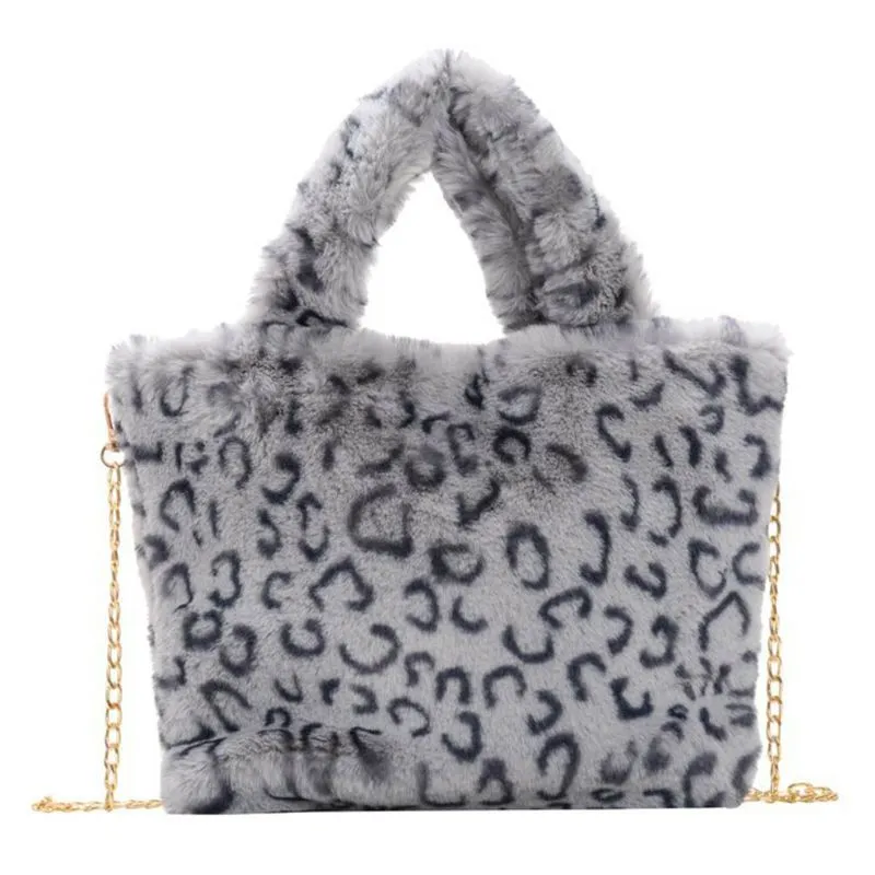 Bolso bandolera de lona con estampado de leopardo para mujer, bolso de mano, bolso de mensajero