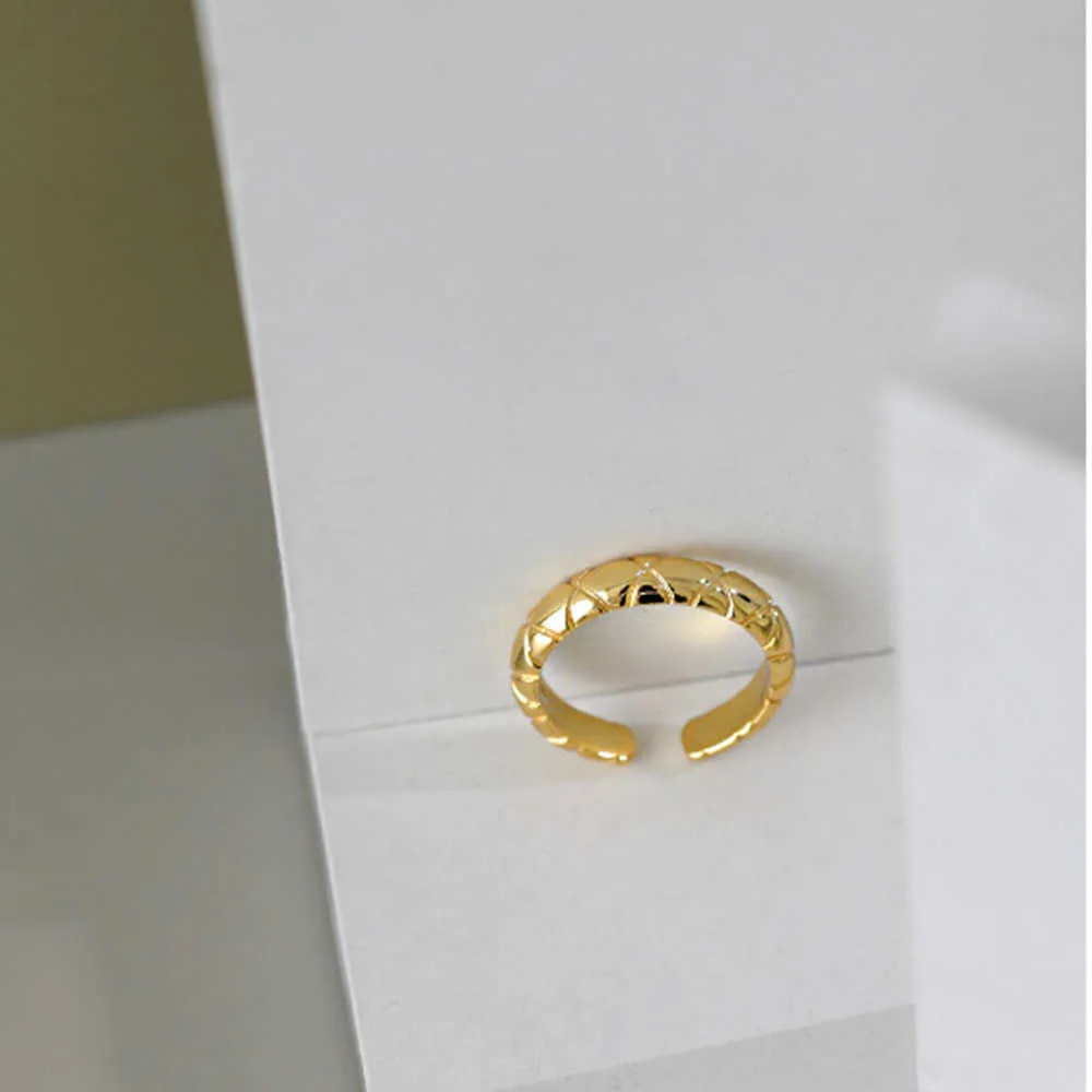 Andywen 925 Sterling Silver Snake Body Gold Resizable Rings Luxury Justerbara Slim Kvinnor Fin Lyx Smycken 210608