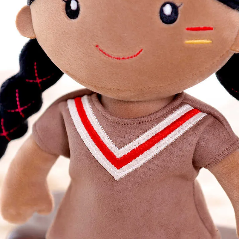 Gloveleya-pop gevuld babyspeelgoed Tribale meisjespoppen Zachte knuffel Babymeisje Verjaardag Kerstcadeaus Eerste babymeisje Doekpop 211247543
