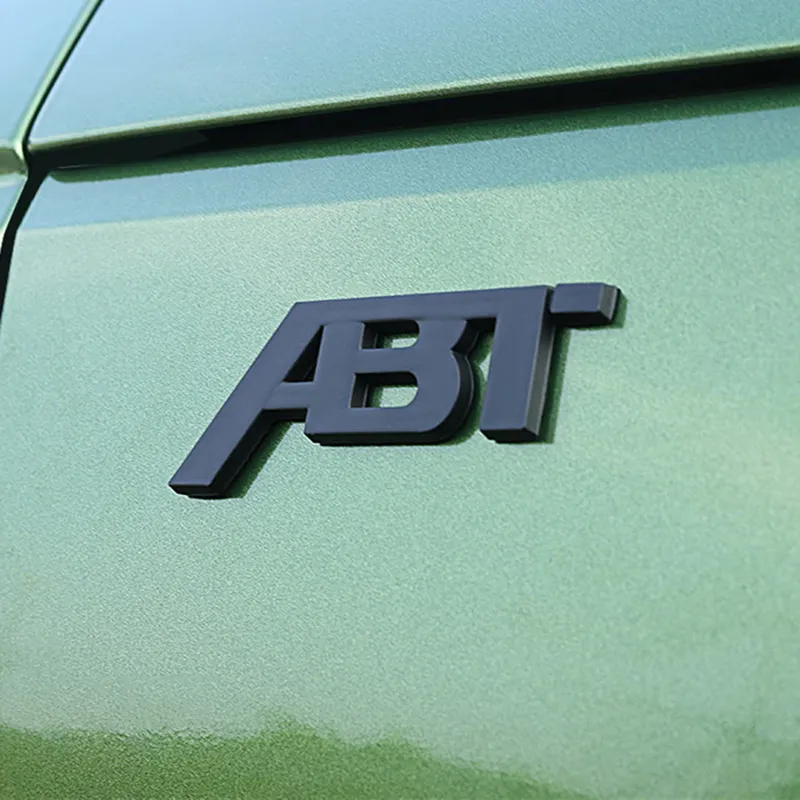 Carro 3D Metal Abt Logo Sticker Emblema Emblema para Volkswagen VW Audi S Linha RS S3 S4 S5 S6 S8 RS3 A3 A4 A5 A6 A8 Acessórios