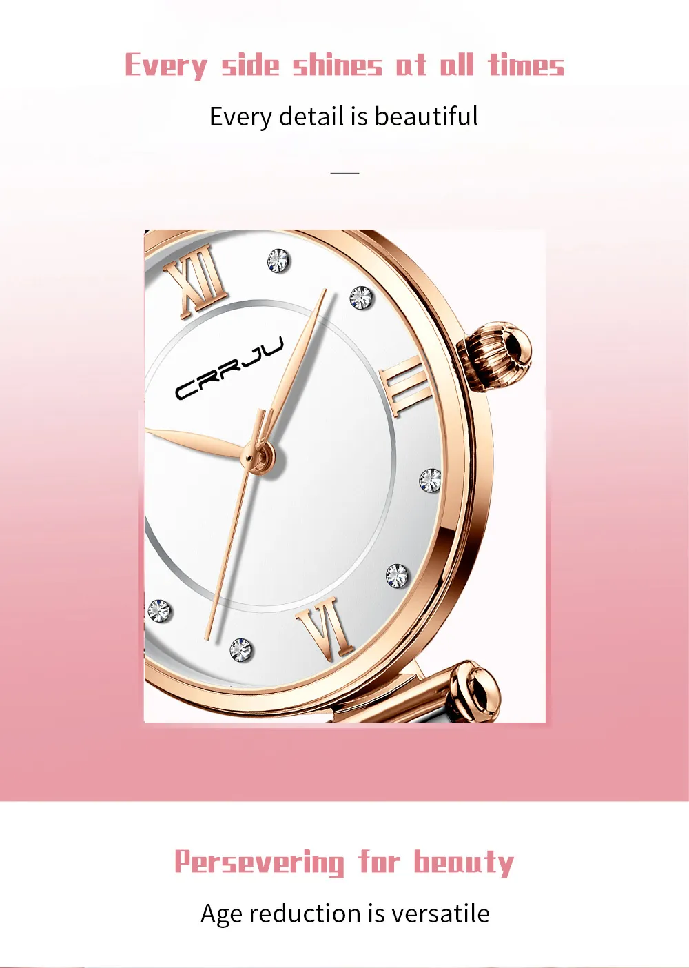 Frauen Kristall Uhr CRRJU Mode Luxus Uhr für Frauen Diamant Wasserdichte Quarz Damen Edelstahl Uhr relogio feminino 210517