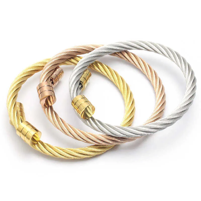 Armbanden Dames Roestvrijstalen Geschenken voor Vrouw Accessoires Verstelbare Armband Ketting op Hand Zwarte Armband Sieraden Groothandel Q0717
