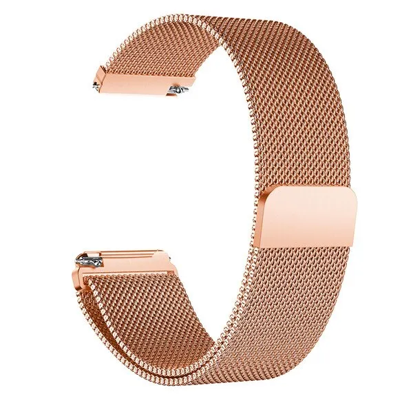 Bracelet en acier inoxydable en métal pour Fitbit Versa Bracelet poignet Bracelet magnétique milanais ajustement bit Lite Verse montre accessoires intelligents9236199