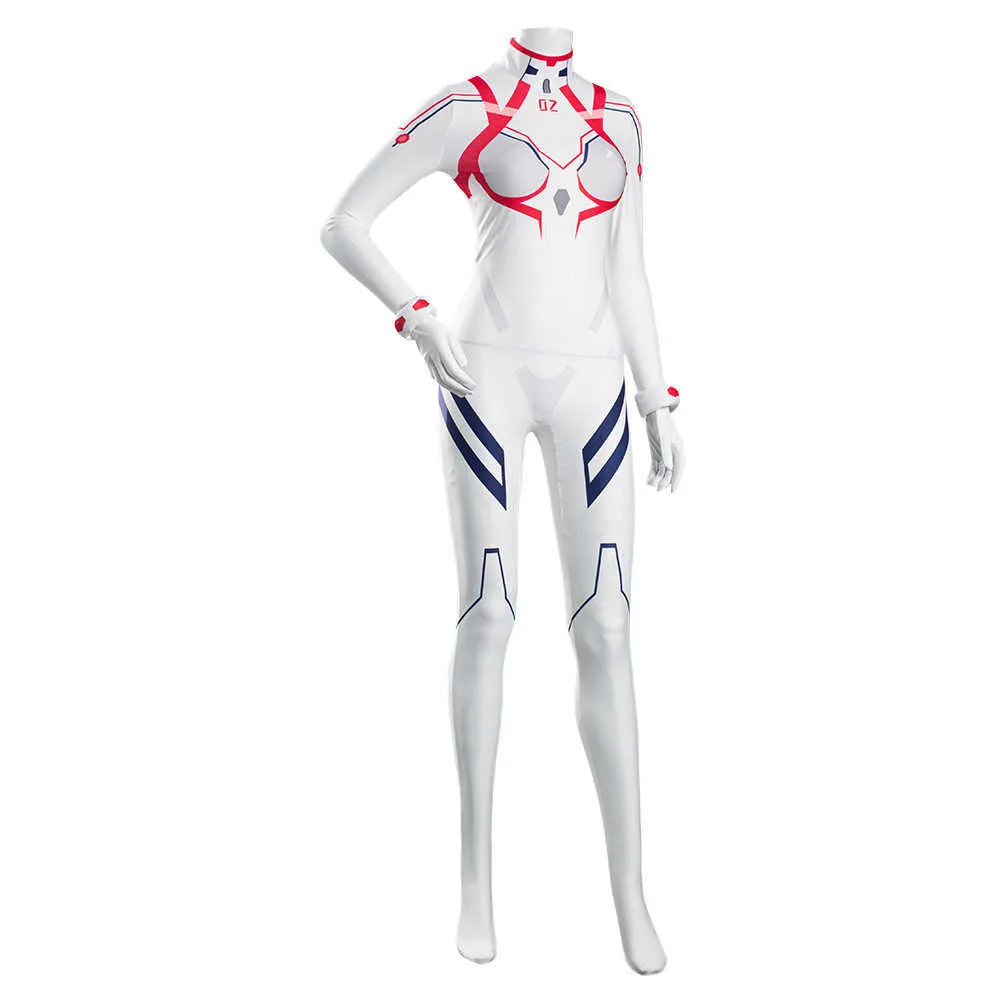 Final Battle Outfit Cosplay Plugsuit Asuka Langley Sohryu Kostüm Weiß Y0913