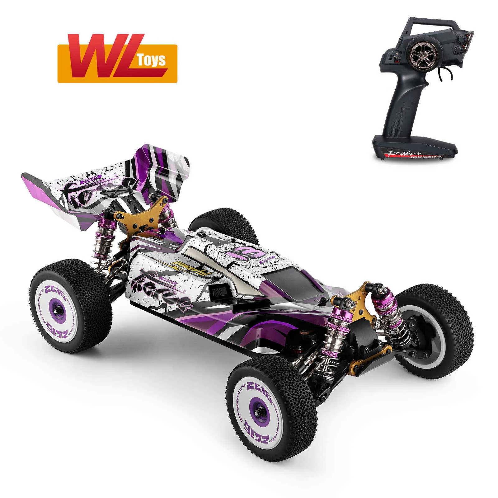 Wltoys 124019 Hochgeschwindigkeits-Rennwagen 60 km/h 112 24 GHz RC-Auto OffRoad Drift Car RTR 4WD Aluminiumlegierungs-Chassis Zinklegierungsgetriebe 212198208