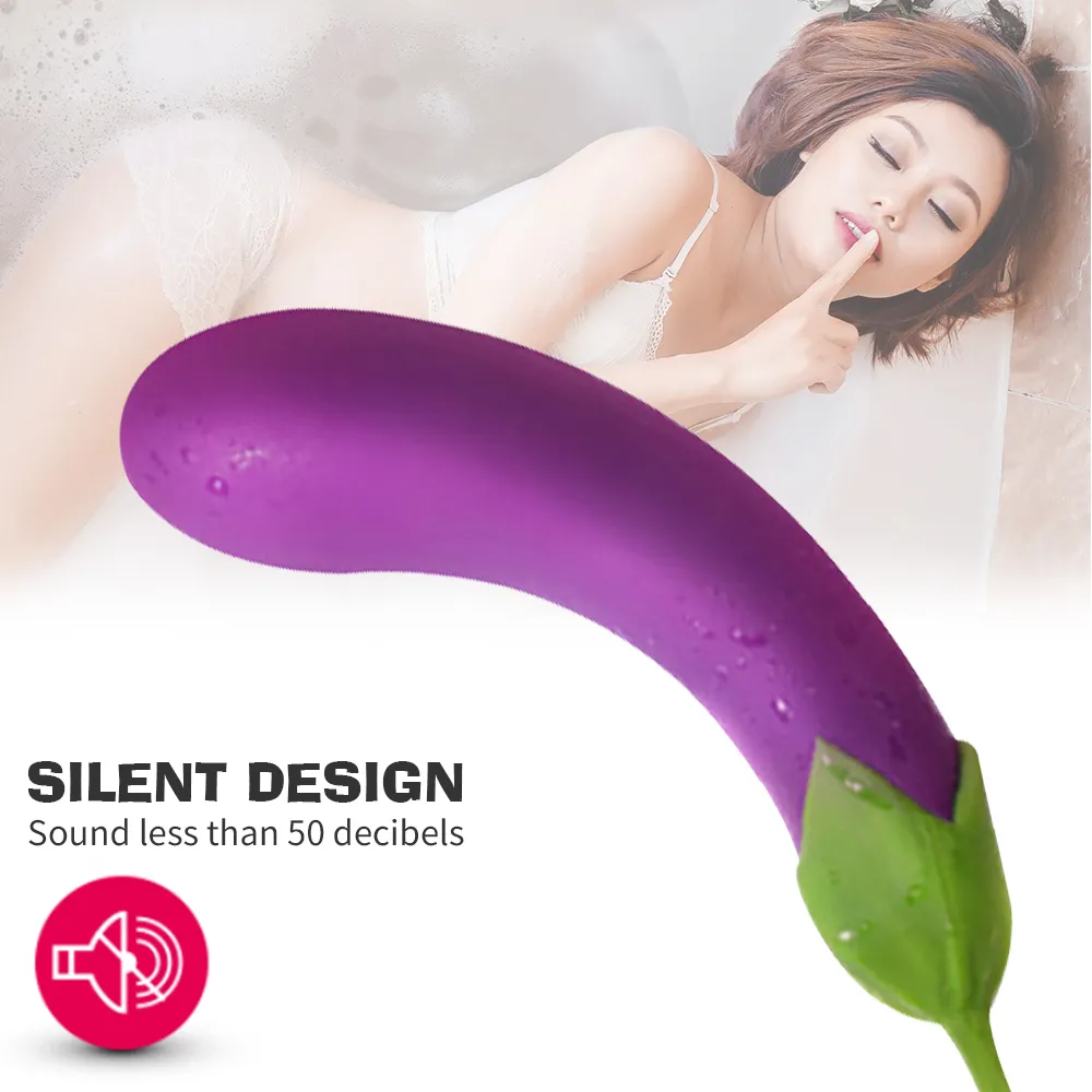 5 stili Massaggi Cucumero di melanzane Viberatore Vagina stimolatore Vagina Masturbatore Masturbatore Clitoristica MASSAGER DILDO Vibratori P6803193