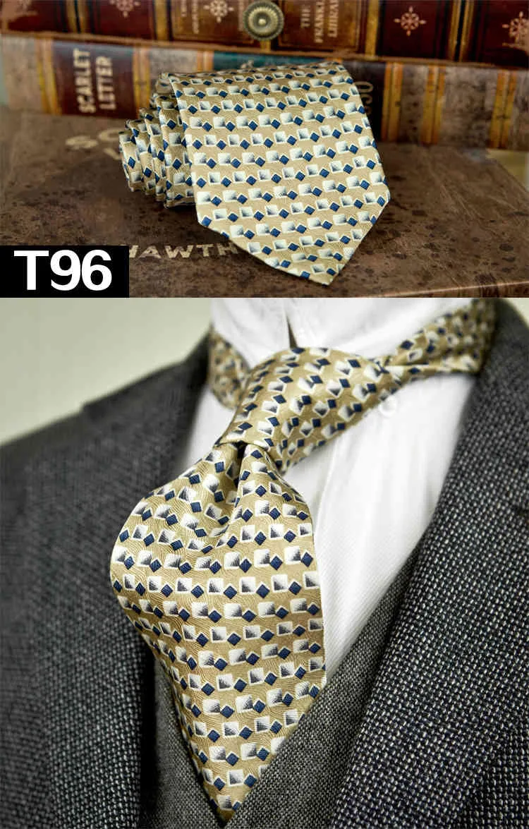 10CM Vintage Printing Ties Men's Neckties 100% Silk Pattern Abstract Geometric Character Multicolor Handmade