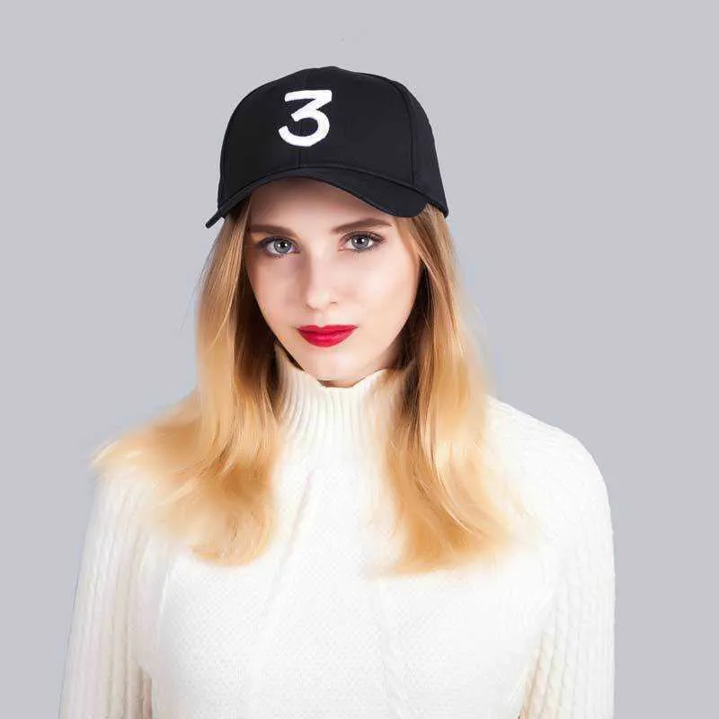 Cappellini snapback marea Popolare Chance The Rapper 3 Berretto da baseball Hip Hop Lettera Cappelli Uomo Donna Visiera AntiUV Cappellino Taglia regolabile Q8120266