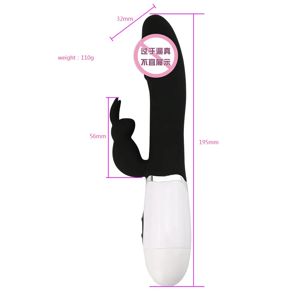 30 Geschwindigkeit Dual Vibration G Spot Kaninchen Sexspielzeug für Frau Dildo Vibrator Vagina Clitoris Stimulator Massagegerät Sex Toy2751544