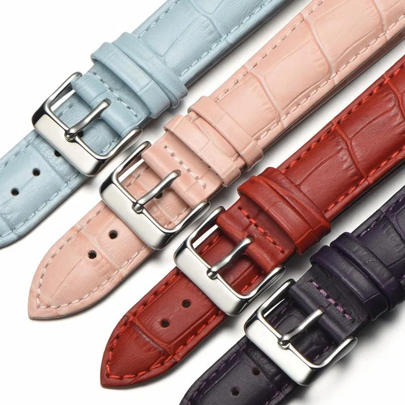 Cinturini orologi cinturino vera pelle di mucca uomo donna moda braccialetto cinturino cinturino 12mm 14mm 16mm 18mm 19mm 20mm 22mm322T