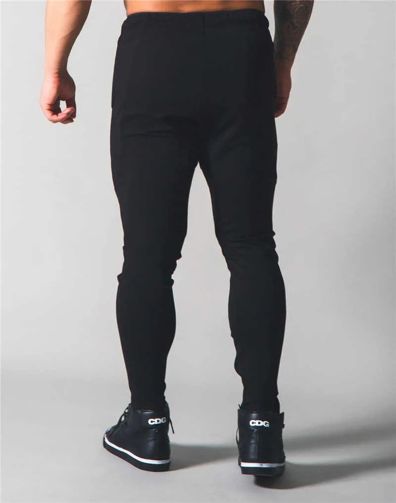 2020 JPUK cremallera bolsillo hombres pantalones de chándal correr deportes Jogging pantalones hombres chándal gimnasio Fitness culturismo hombres pantalones X0628