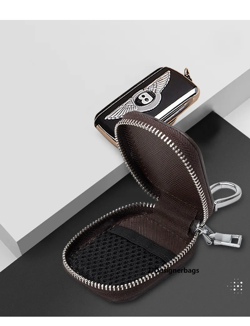 2021 Vintage Car Key Case masculin Pu Le cuir PU HAUTER PATTENDRE FEMMES SMARTEMEELLE SMART CLAP