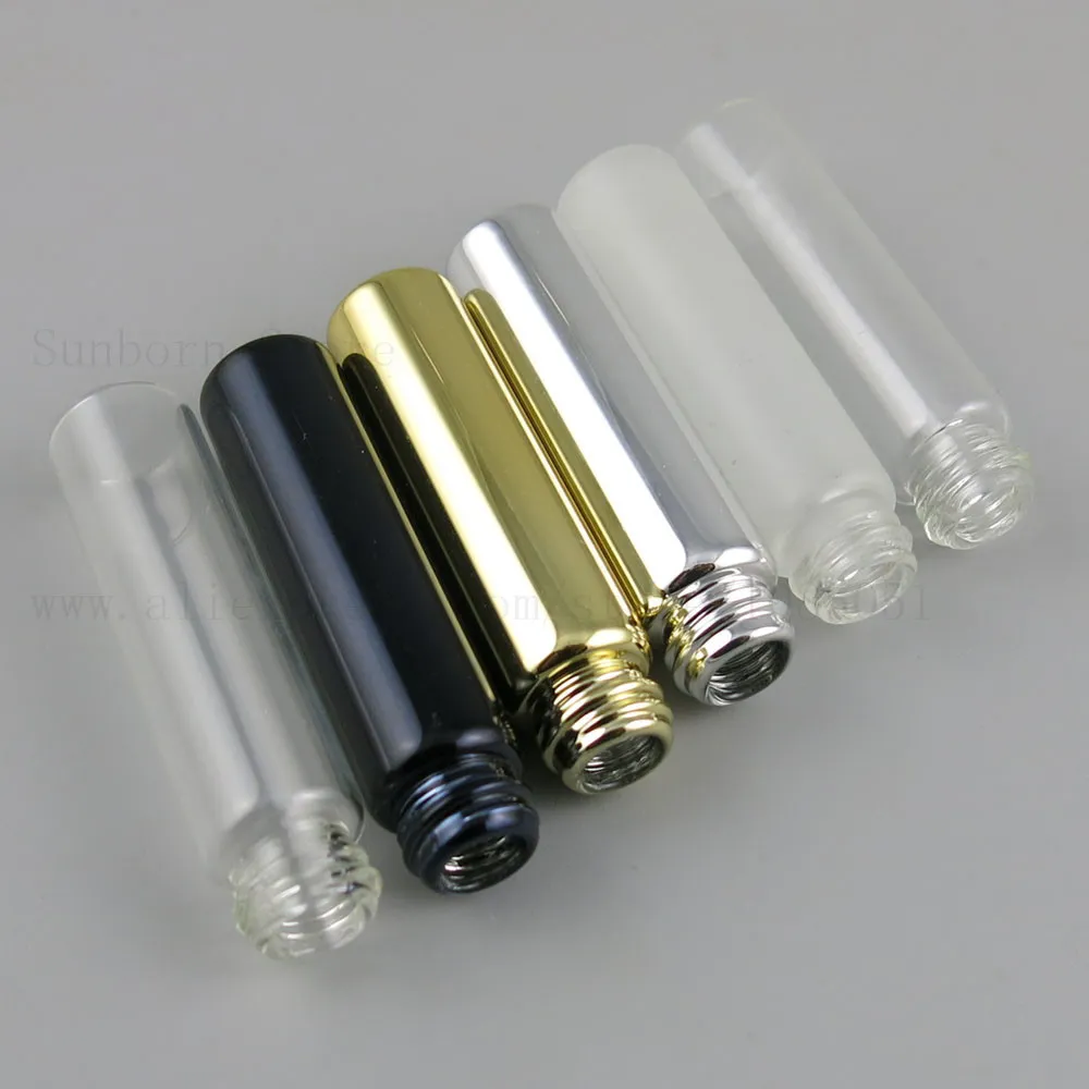 Wholesale 5ml Mini Portable Travel Clear Frost Gold Black Perfume Atomizer Bottle Sample Sprayer Container