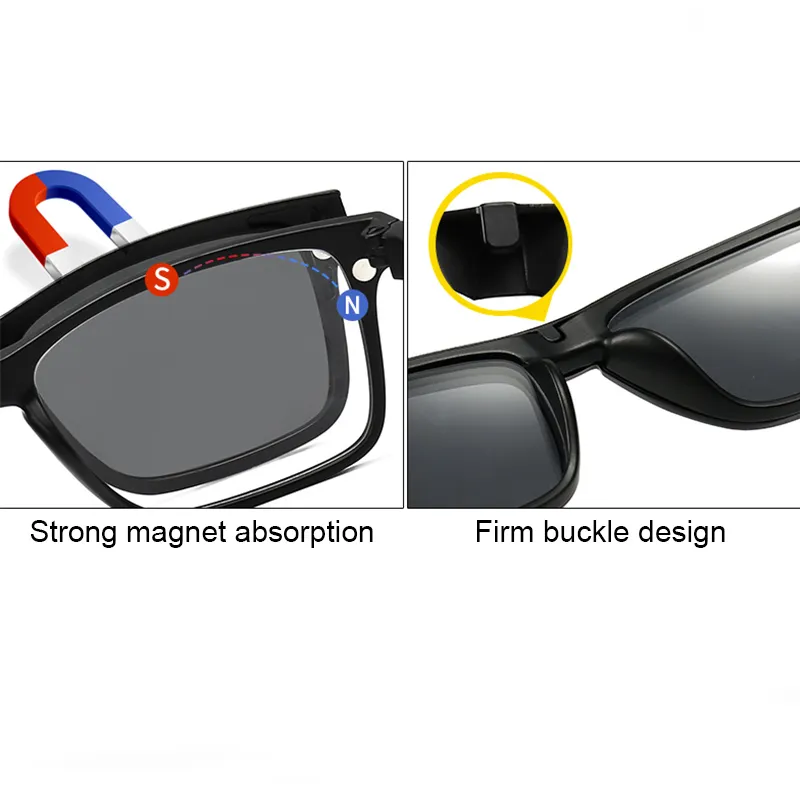 Солнцезащитные очки для Unisex Retro Retro с 5 штук с взаимозаменяемыми линзами для мужчин Женщины Нерушимые рамные закрепления в УФ-защите Sun6435224