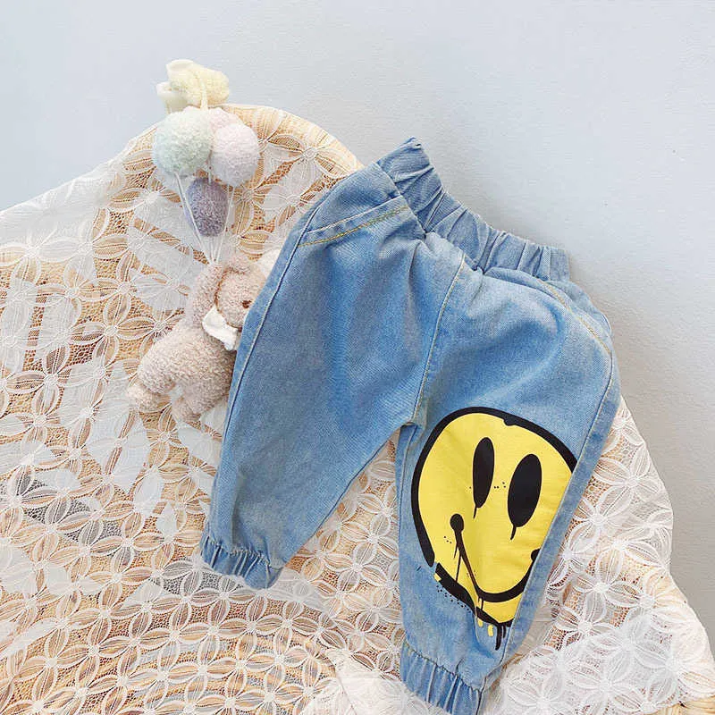 Mihkalev Kinder Frühling Kleidung Sets Baby Boy Jeans Kleidung Denim Jacke Und Hosen Mädchen Outfits Set Kinder Sport Anzug 211025