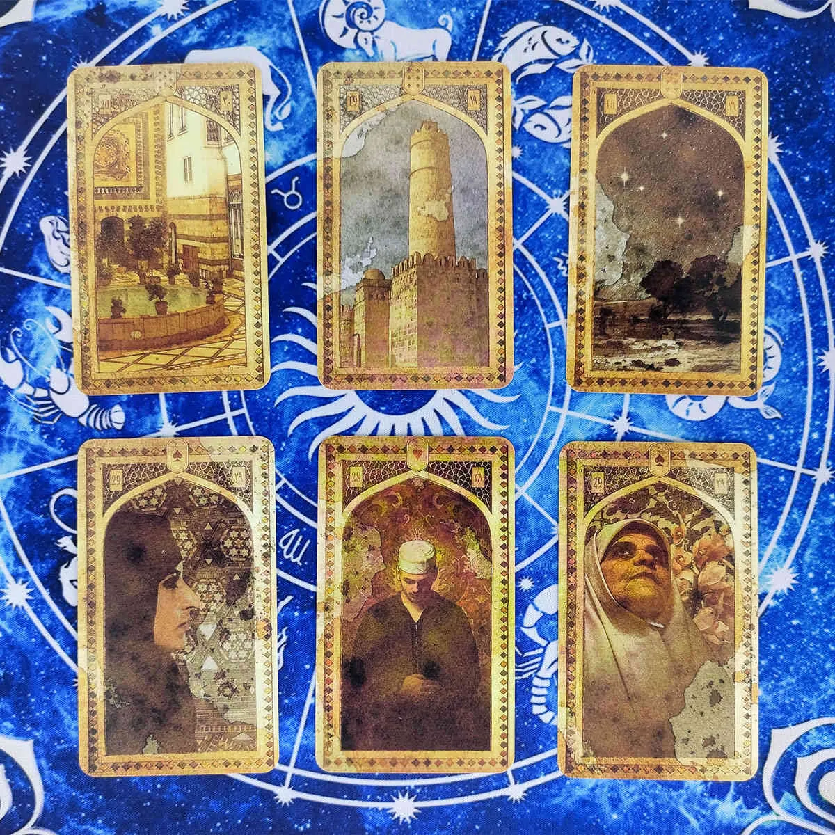 Old Arabian Lenormand Tarot Cards Divination Deck Entertainment Party Juego de mesa Soporte Drop Shipping 40 Unids/caja