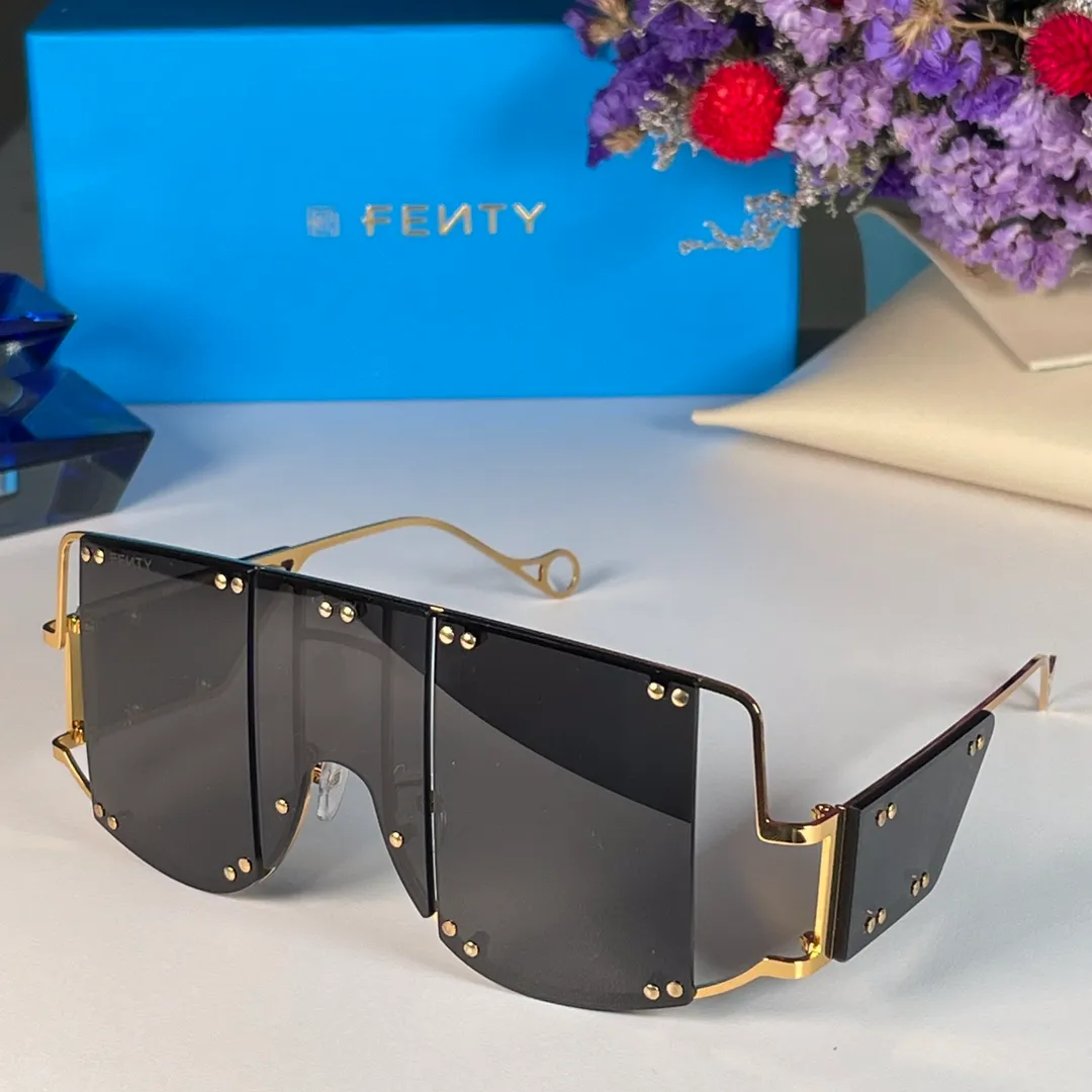 Fenty FT100103 Top Original High Quality Designer Solglasögon för Mens Famous Fashionable Retro Luxury Brand Eyeglass Fashion Design WOM 250J