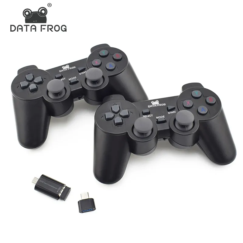 Data Frog Wireless Game Android Mobile Phone 2.4G Joystick Gamepad PC Dual Controller