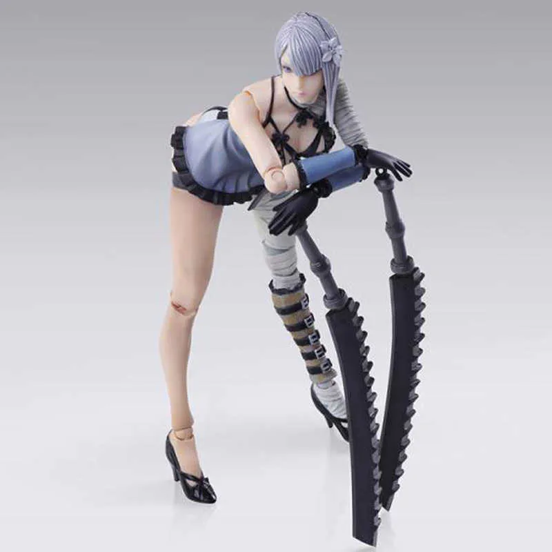 Аниме мультфильм игры Nier Automata Replicant Gestalt Kaine Совместное действие Фигура фигура PVC Collection Model 14 см Q0621235D5865928