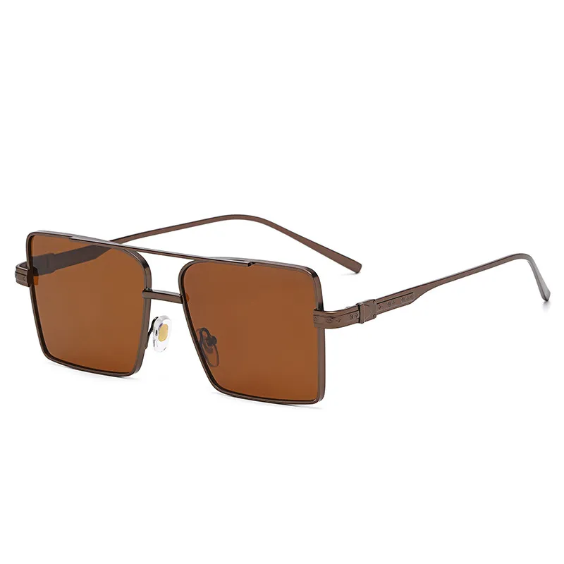 950 Fashion Sunglasses toswrdpar Eyewear Sun Glasses Designer Mens Womens Brown Cases Black Metal Frame Dark 50mm Lenses For beach2449