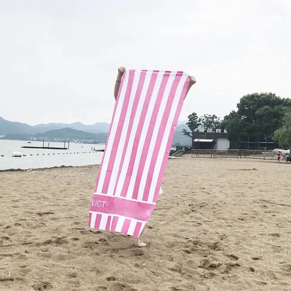 Designer brief Gedrukt badhanddoek Zachte hoogwaardige handdoeken paar washandje voor sport zwemmen strand cadeau