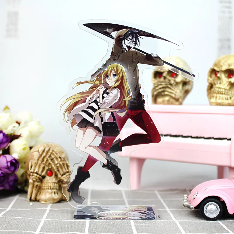 16 cm Angels of Death Anime Figuur Acryl Stand Model Speelgoed RayZack Actiefiguren Decoratie Cosplay Collectible Verjaardagscadeautjes X0503