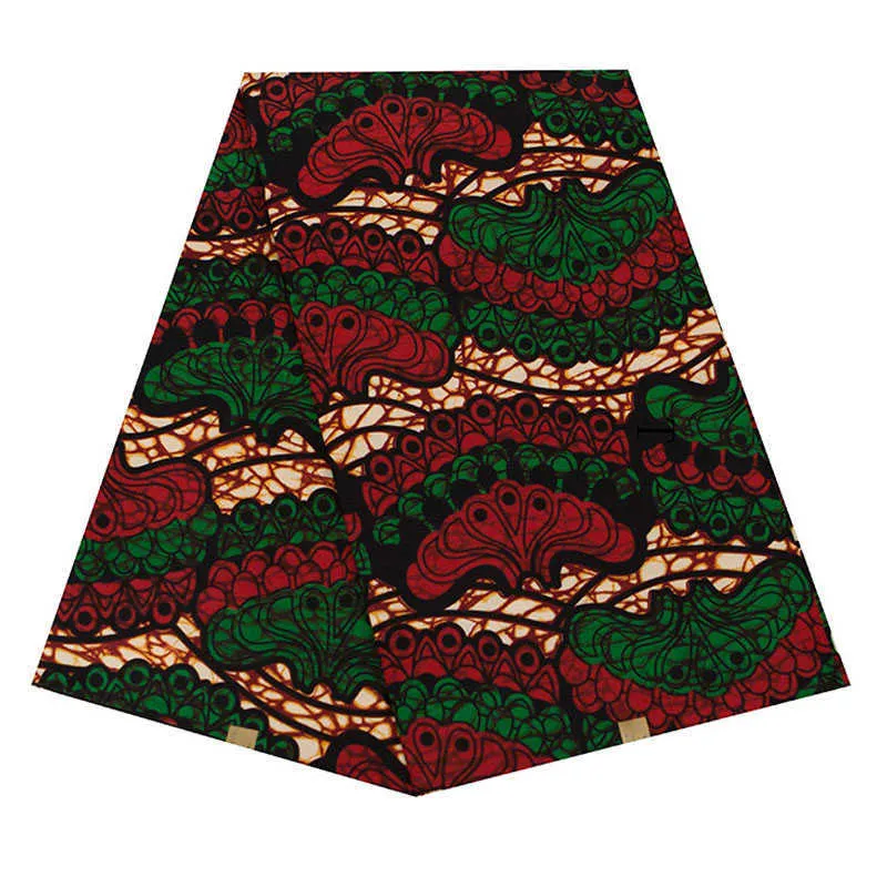 Afrique nigérian imprime Batik tissu véritable cire Patchwork couture robe artisanat pagne Polyester haute qualité Ankara Designer Tissu 210702