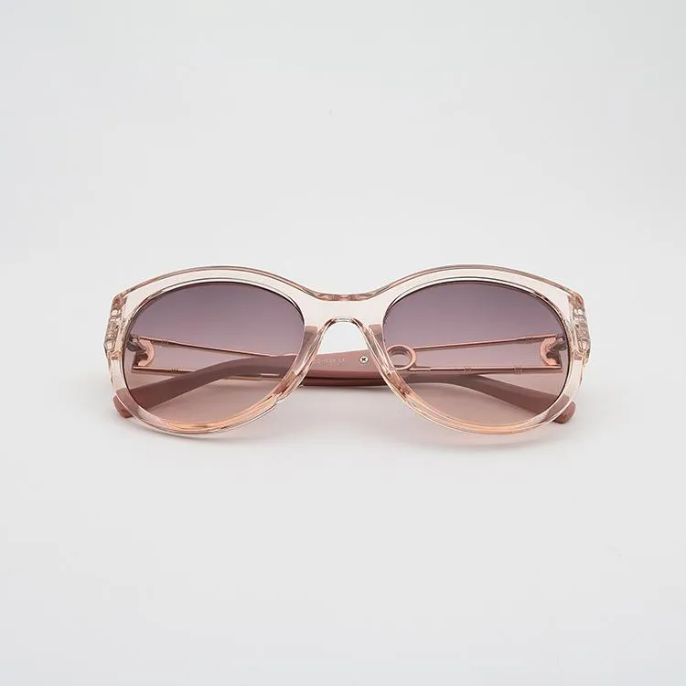 4389Luxur أعلى جودة النظارات الشمسية الكلاسيكية تصميم الأزياء للنساء Cat Cat Eye Sun Sun Glasses Eyewear Metal Glass Lenses 2021236p