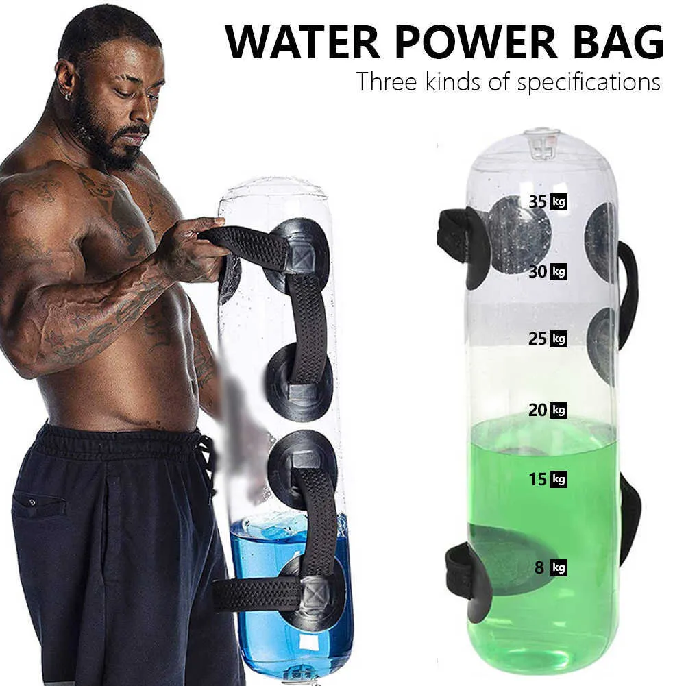 10/20 / 37KG Bolsa de Energia de Água Home Fitness Aqua Sacos Halterofilismo Body Body Gym Sports Crossfit Resistente