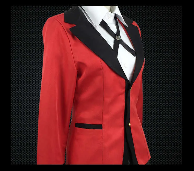 カーニバルkakegurui jabami yumeko yomoduki runaコスプレコスチューム女性コートウィッグハロウィーンアダルトキッドガールY09132597