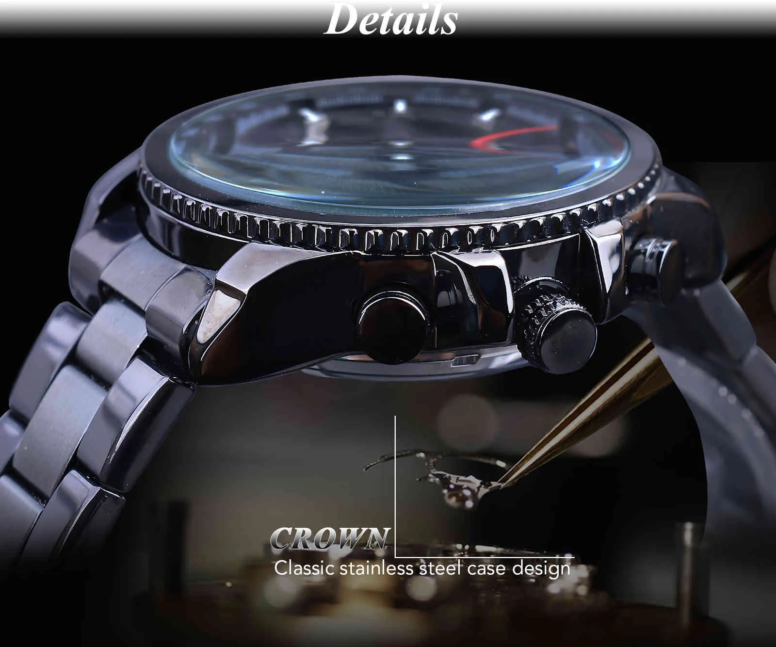 Forsining 2021 3 Dial Calendário Multifuncional Militar Luminous Mand Mens Mecânica Esporte Automático Relógio de Pulso Top Marca de Luxo