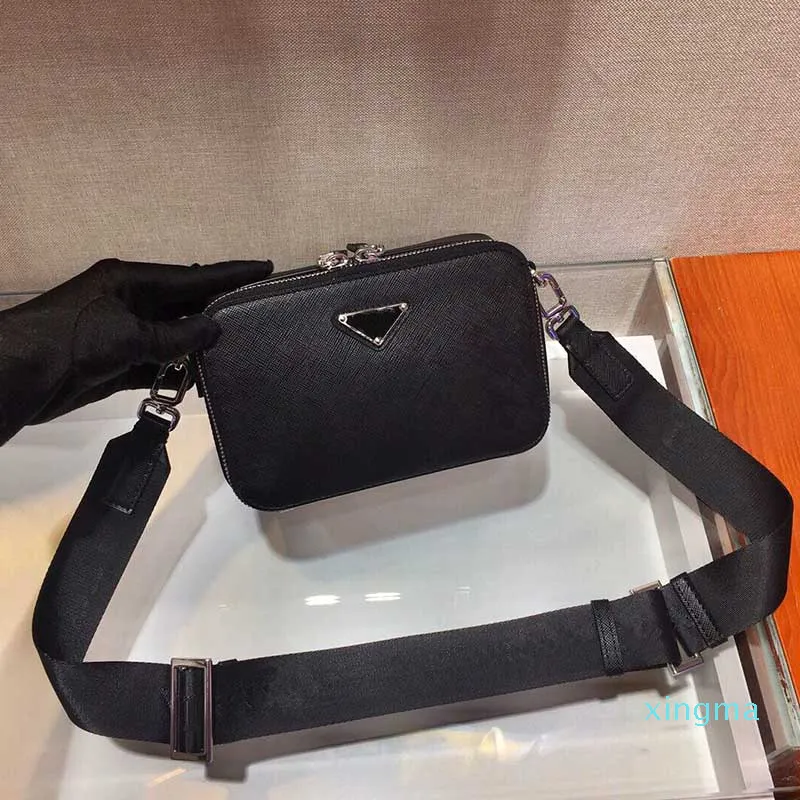 High Bag Bags Messenger lederen één schouder met portemonnee modeontwerper heren rugzakkwaliteit portemonnee doos originele handtas wal226Z