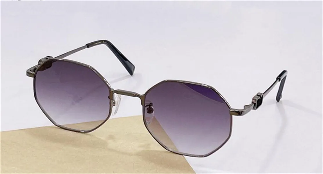 modedesign kvinnor solglasögon 2040 polygonmetallram enkel och trendig stil toppkvalitet UV400 skyddsglas298b