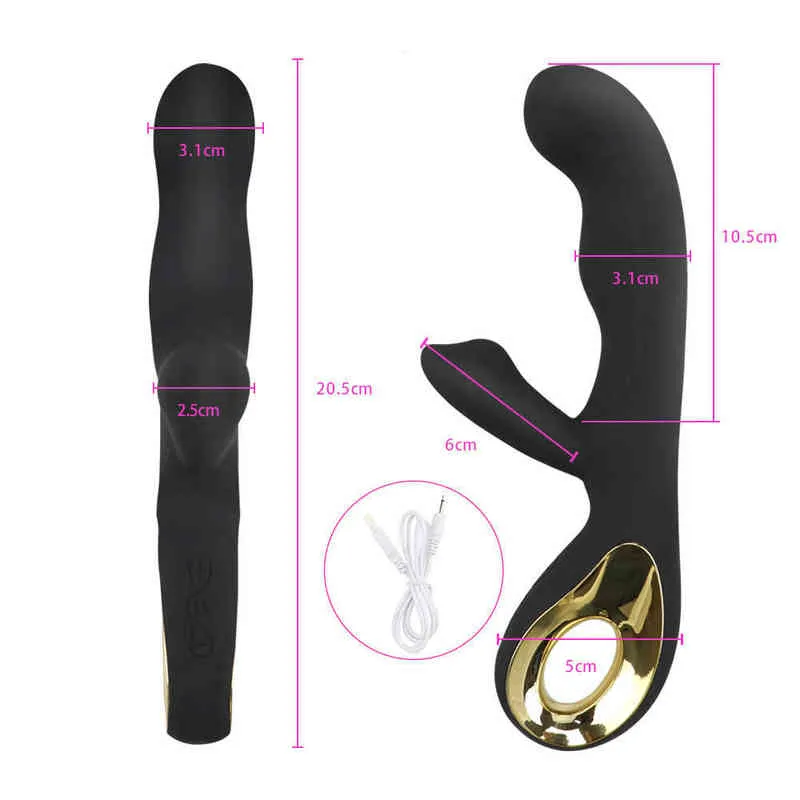 NXY Vibratori Usb De Carga 10 Velocidad Punto g Vibrador Consolador Juguete Sexual Vaginal Masajeador Cltoris Mujer Masturbador Sexo 220110