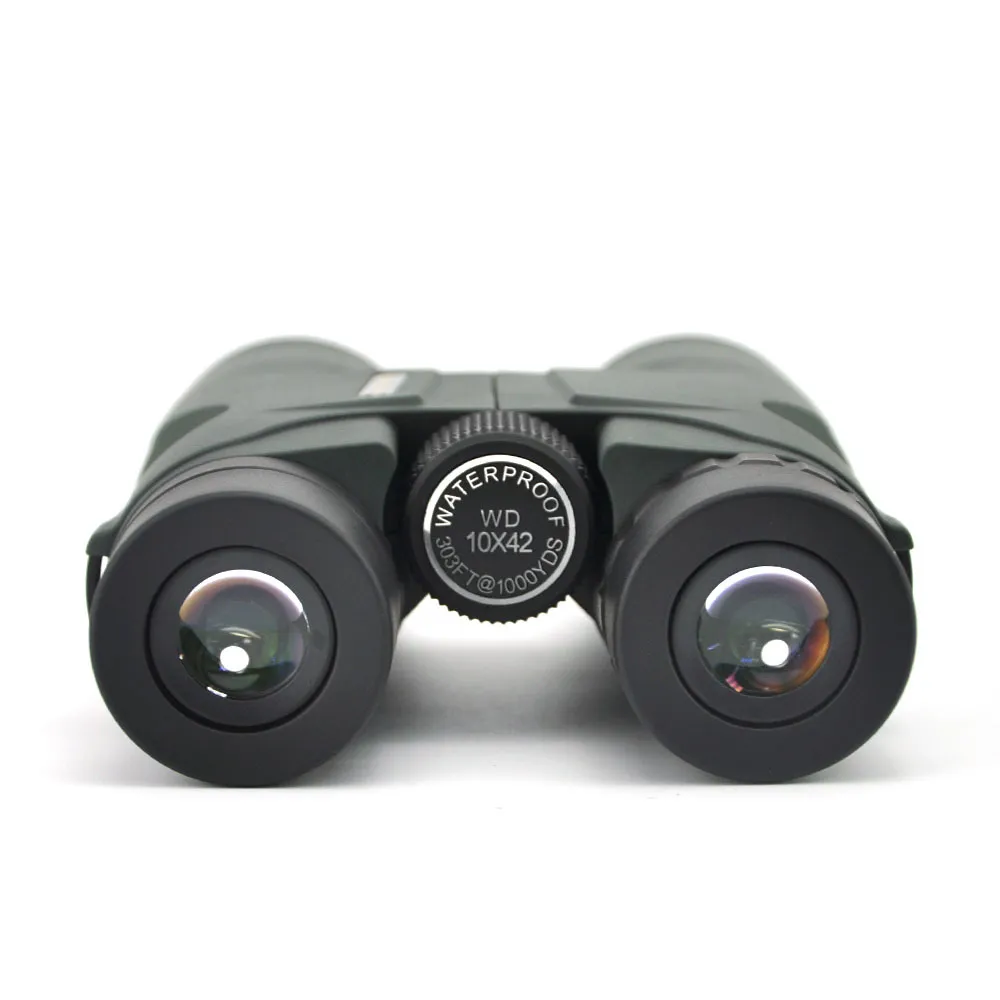 Visionking High Quality 10x42 Hunting Waterproof Telescope Green and Black Prismaticos De Caza Binoculars