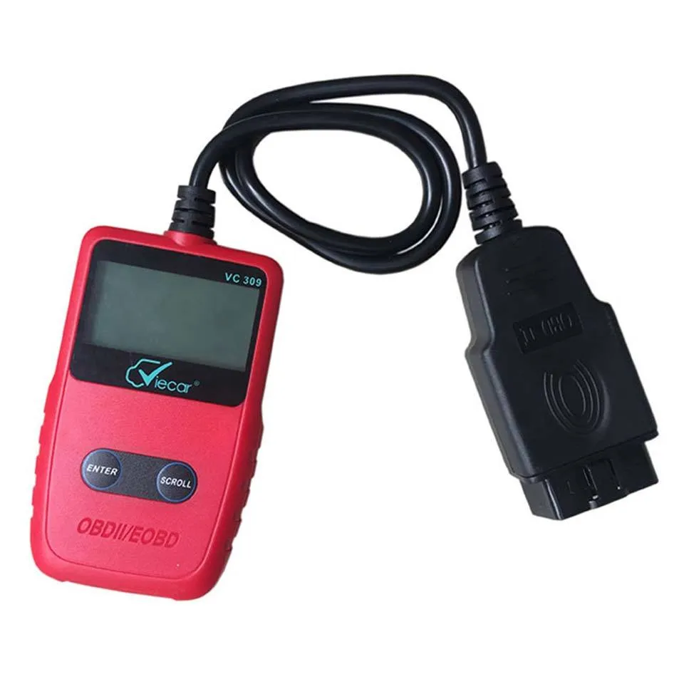 Nieuwste handheld ELM327 OBD2-scanner VC309 CRA Diagnostic-Tools VC 309 ELM 327 EOBD CAN-BUS-probleem OBDII Auto Diagnostic Tools
